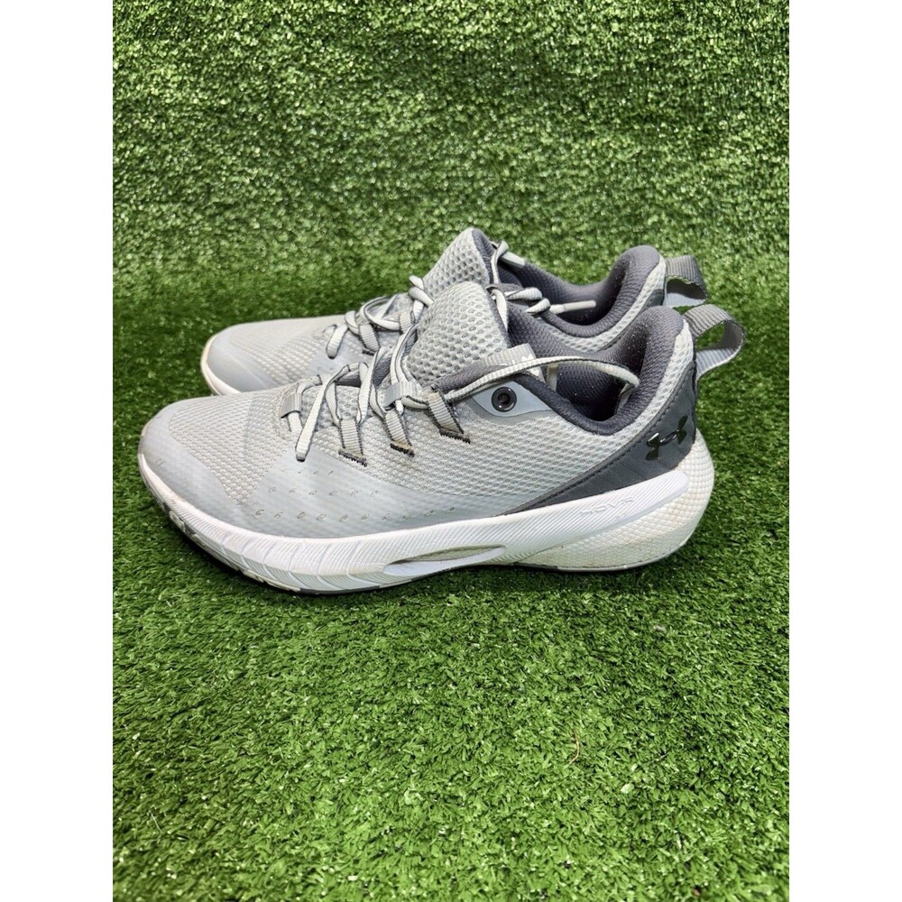 Under Armour HOVR Breakthru Sneakers Womens Size 8 Grey Basketball 3024398-101